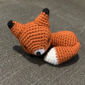 sleepy fox